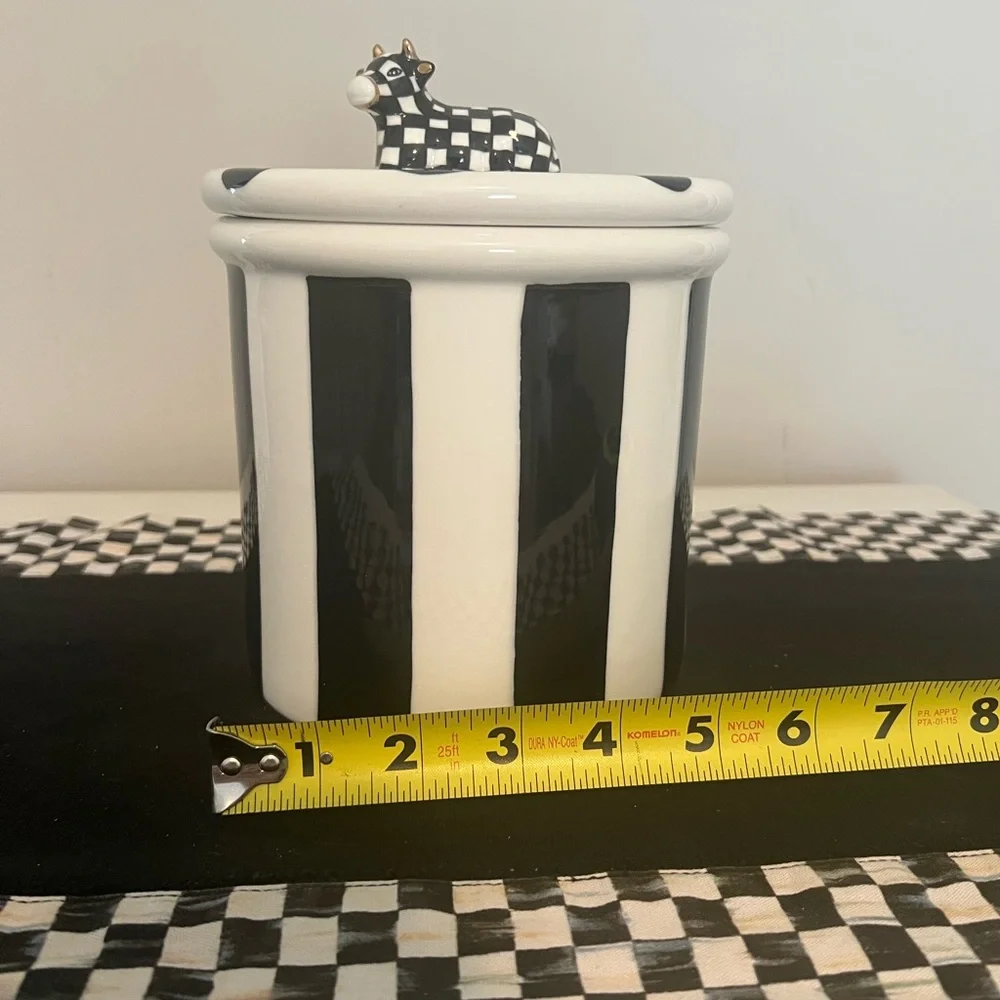 Mackenzie-Childs Cow Creamery Canister - Medium one Only.  Like New.
